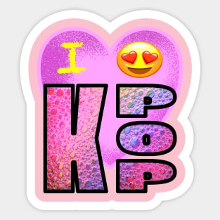 I LOVE K-POP Sticker